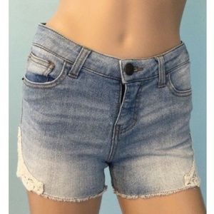 Cherokee Girls Shorts Jeans Summer Light Blue Sz L